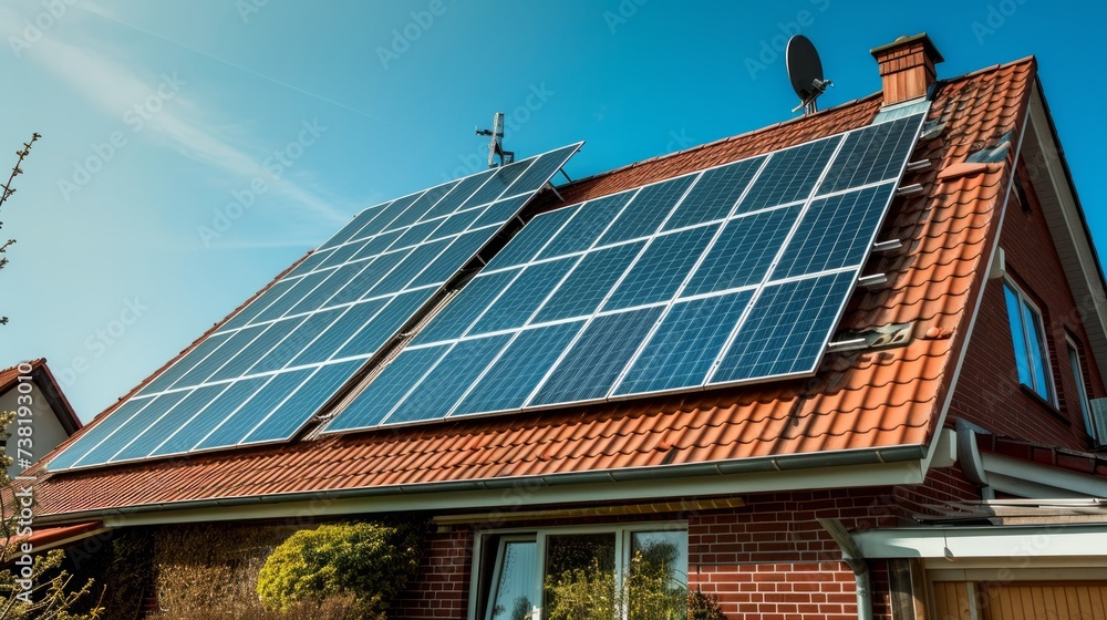 Fototapeta premium Embracing the Sun: Innovations in Solar Power Technology