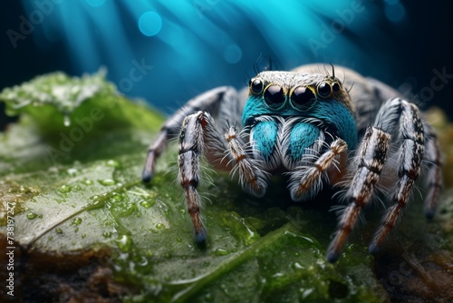 A rare and endangered species of a venomous spider