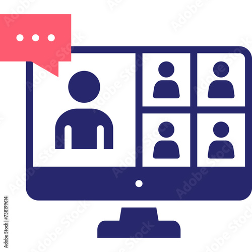 Online Meeting Icon