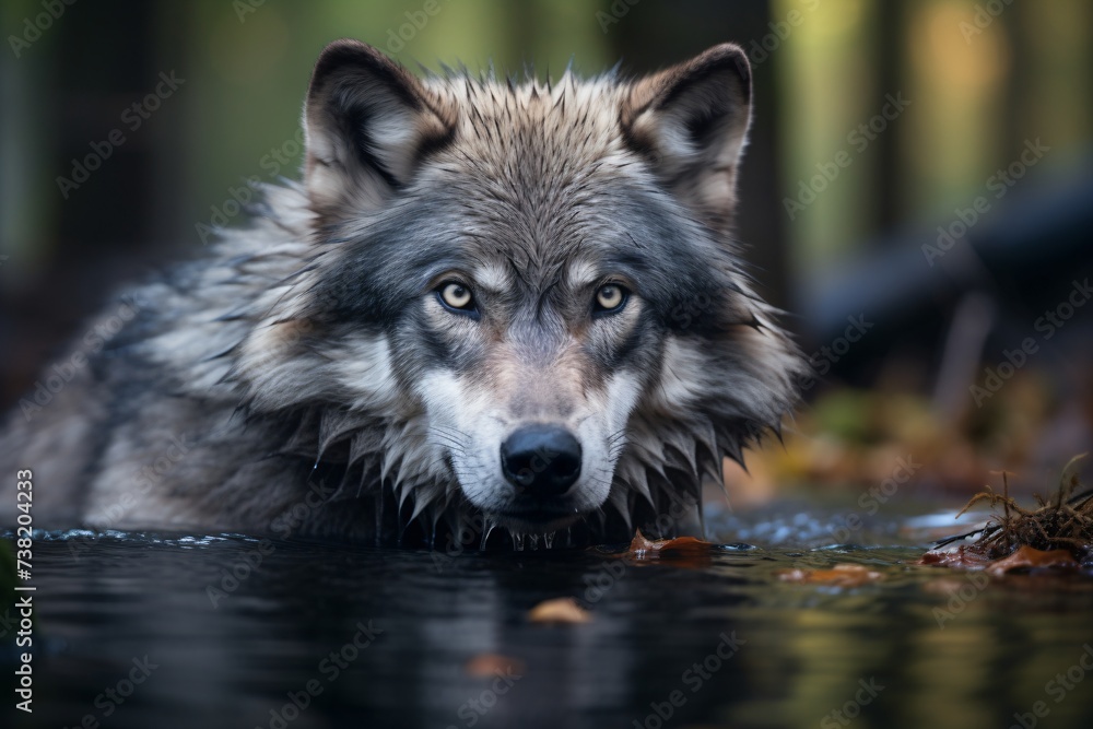 Wolf closeup Wolf closeup
