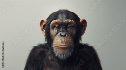 Portrait of a monkey
