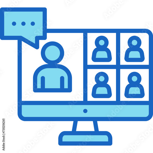 Online Meeting Icon