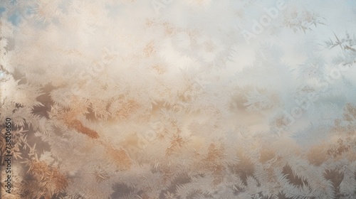 The frost background on the window is in bronze © Various Backgrounds