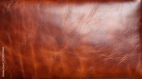 Closeup of brown leather texture