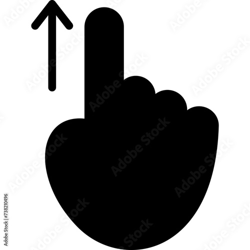 Swipe Up Icon