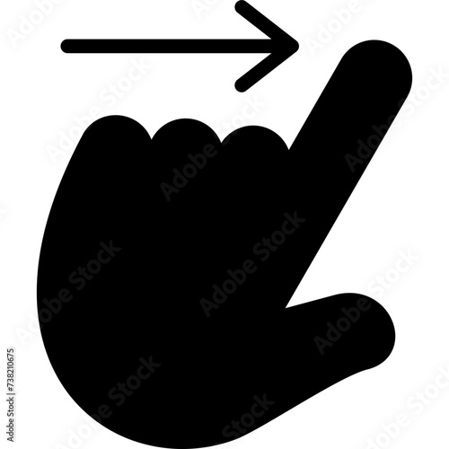 Swipe Right Icon