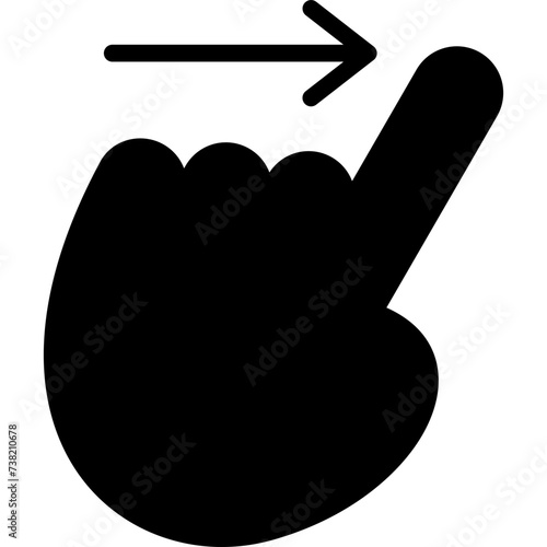 Swipe Right Icon