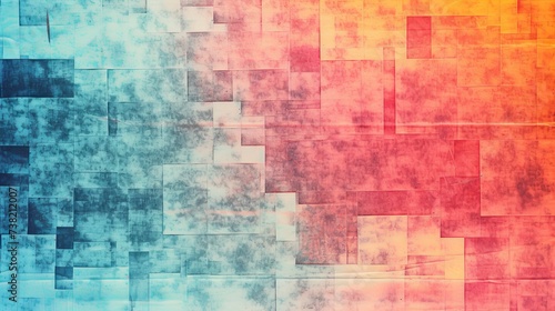 Colorful abstract background with a gradient from blue to orange