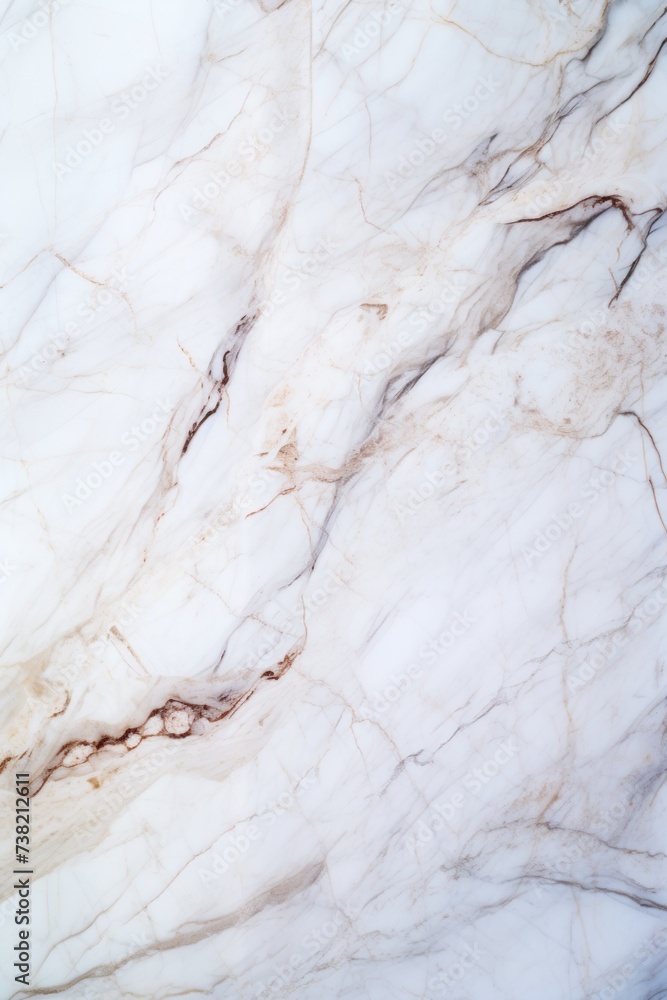 Elegant White Marble Texture with Delicate Veins