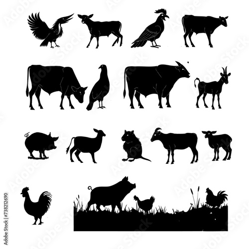 silhouette of animal