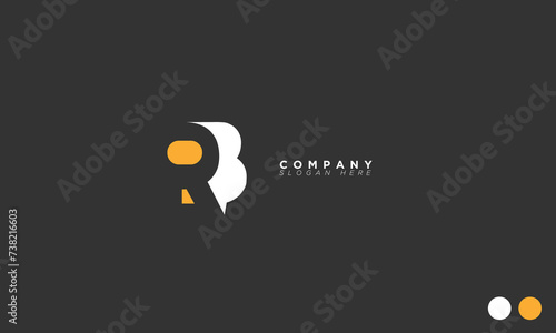  RB Alphabet letters Initials Monogram logo BR, R and B