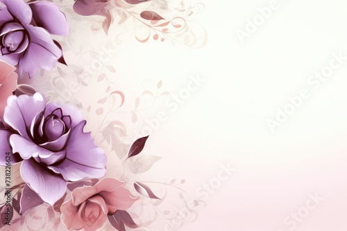 abstract colorful background of pink flowers © Natalia