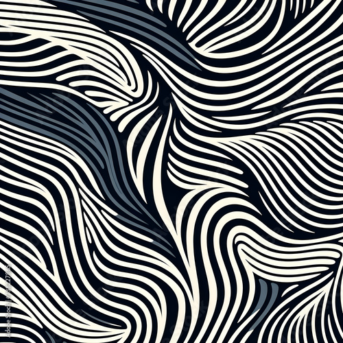 black and white background seamless wallpaper texture vector design decoration zebra illustration print geometric black backdrop ornament,Ai generated 