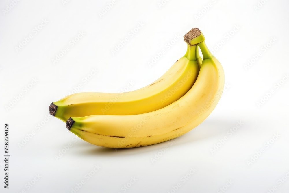 fresh bananas isolated on a white background fresh bananas isolated on a white background