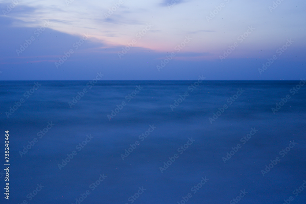 long exposure shot of the indian Ocean.