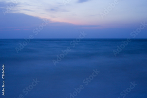 long exposure shot of the indian Ocean.