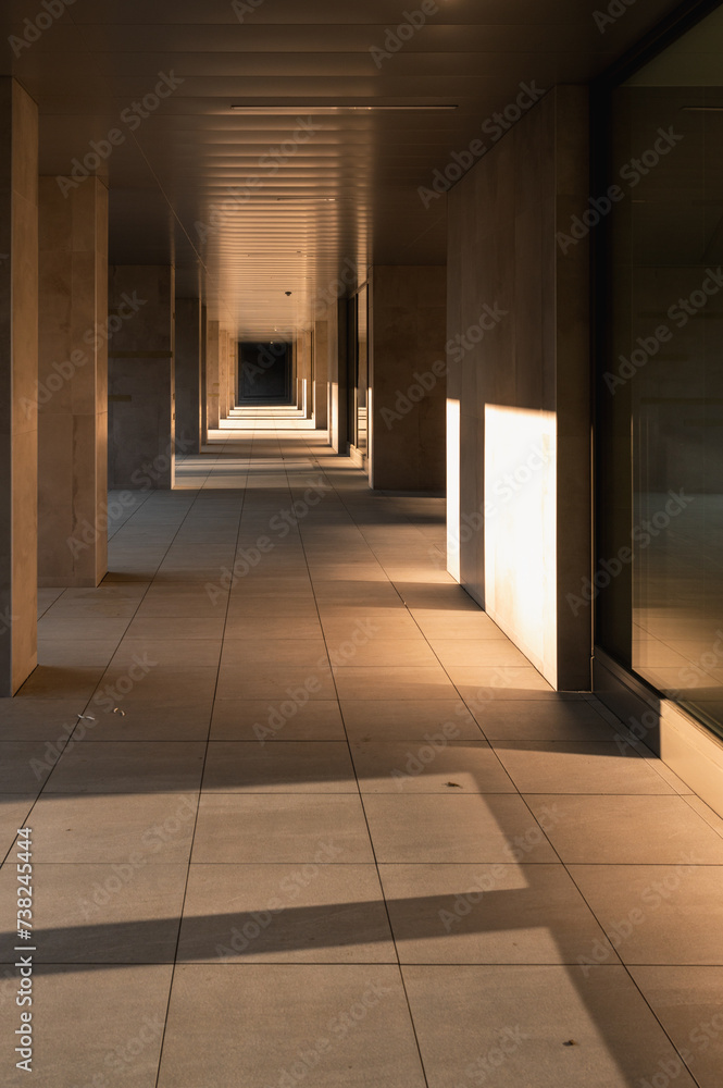 perspective et architecture, le couloir perspective et architecture, le couloir
