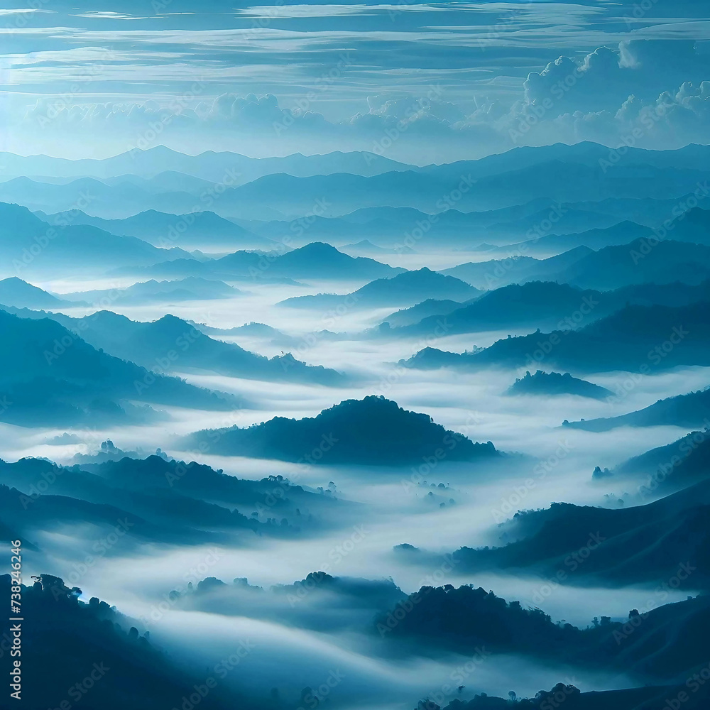 painting of a pagoda in a mountain landscape. Ai generated painting of a pagoda in a mountain landscape. Ai generated
