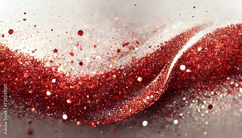 red glitter background