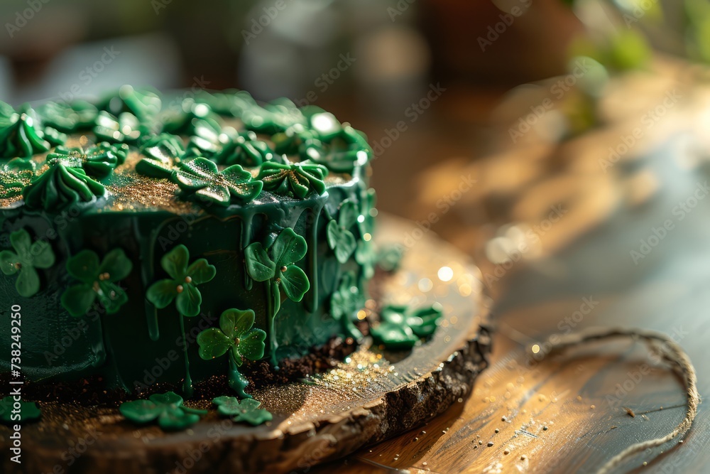 Shamrock-Shaped St. Paddy's Day Cake. Shamrock cake St. Patrick's Day photography. St. Patrick's Day Cards & Greetings. Shamrock-Shaped St. Paddy's Day Cake. Shamrock cake St. Patrick's Day photography. St. Patrick's Day Cards & Greetings.