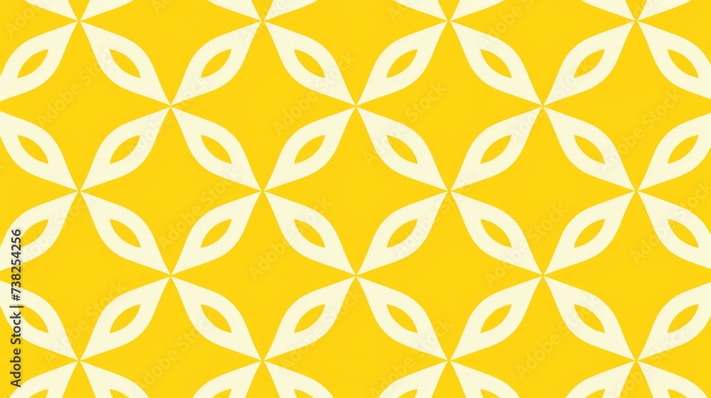  Background with quatrefoils in Lemon Yellow color