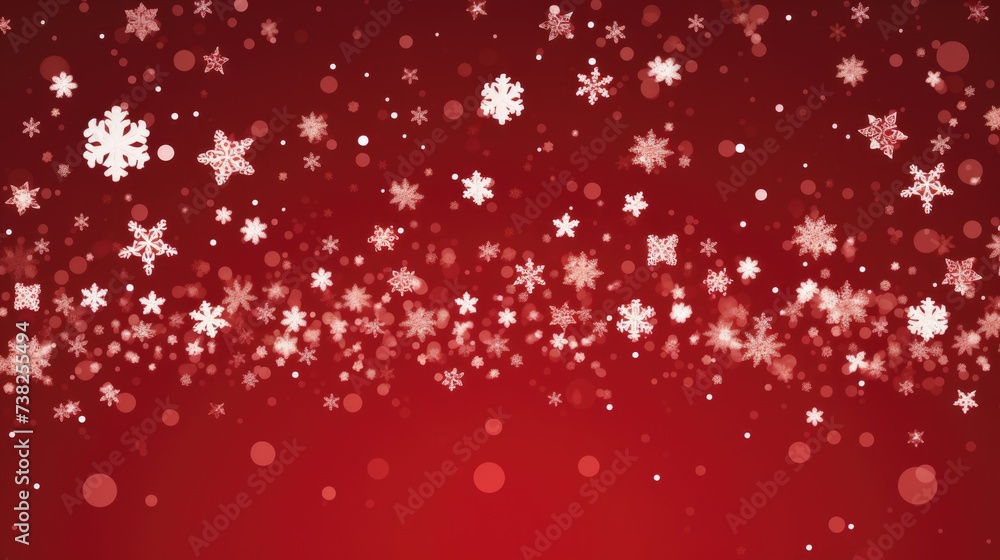 Background with snowflakes in Cherry Red color. Background with snowflakes in Cherry Red color.