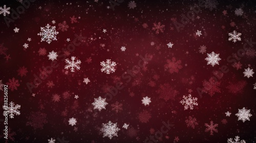 Background with snowflakes in Maroon color.