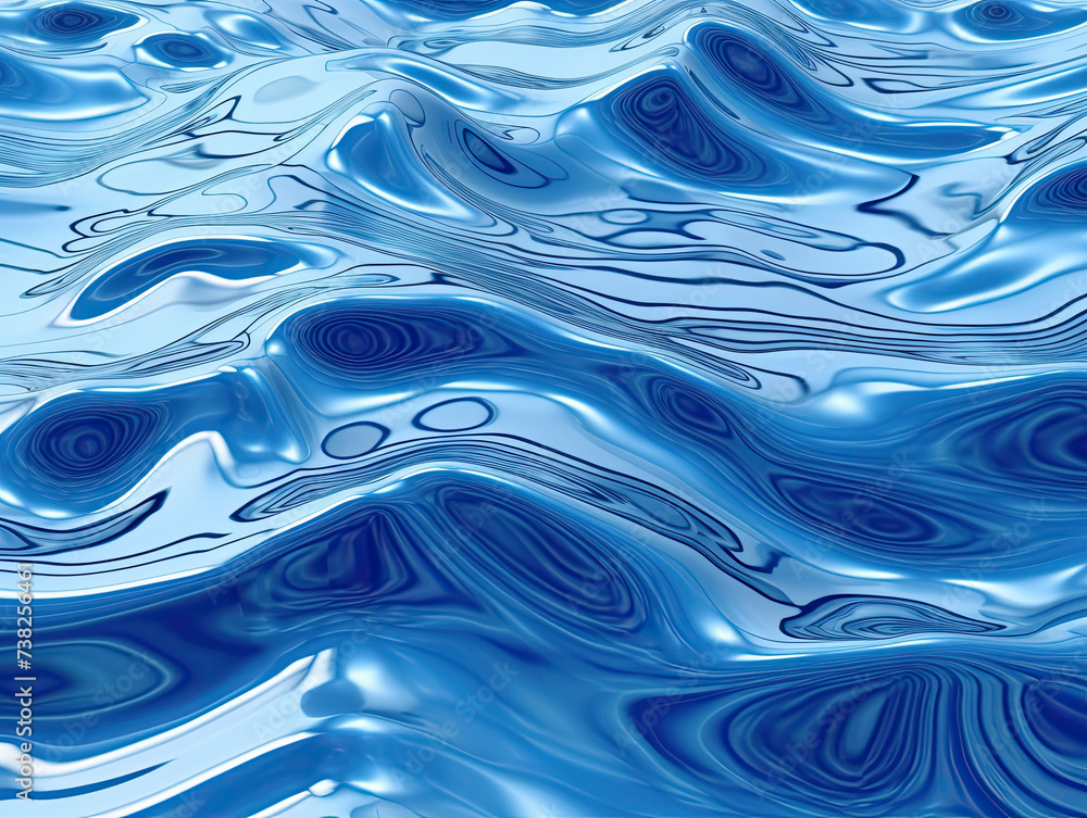 Close Up of Blue Water Surface Close Up of Blue Water Surface