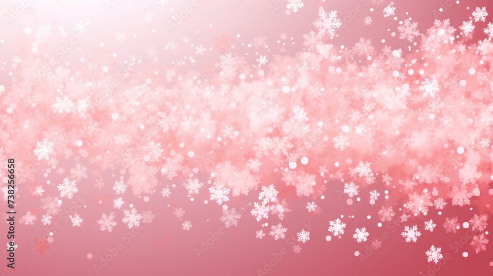 Background with snowflakes in Pink color Background with snowflakes in Pink color