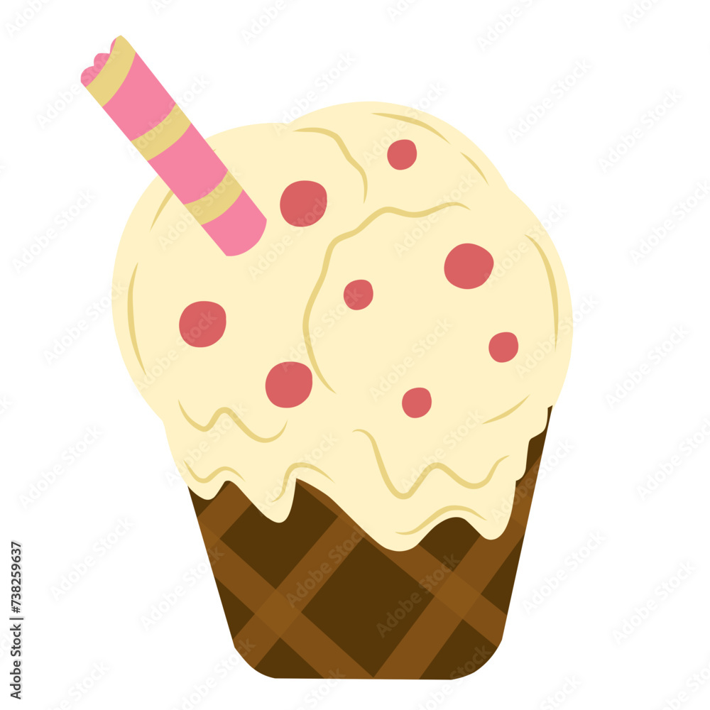 Ice cream illustration Ice cream illustration