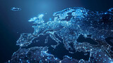 Western Europe's Digital Network: A Visualization of Cyber Connectivity in the Heartland of Global Information Exchange