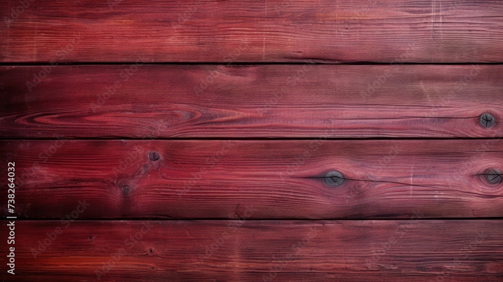 Colorful rich cherry red background and texture of wooden boards Colorful rich cherry red background and texture of wooden boards