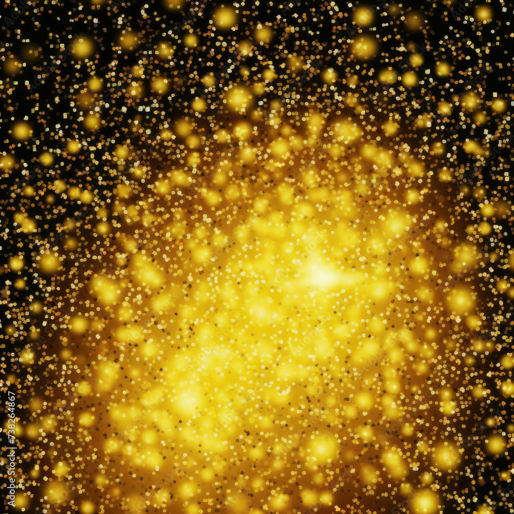 Blurry Image of a Yellow Light in the Dark Blurry Image of a Yellow Light in the Dark