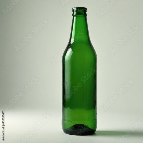 green glass bottle 
