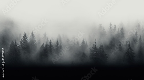 Gray Color Fog Background