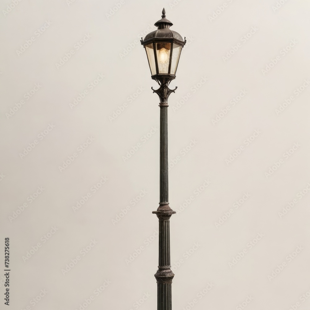 old street lamp in the city
