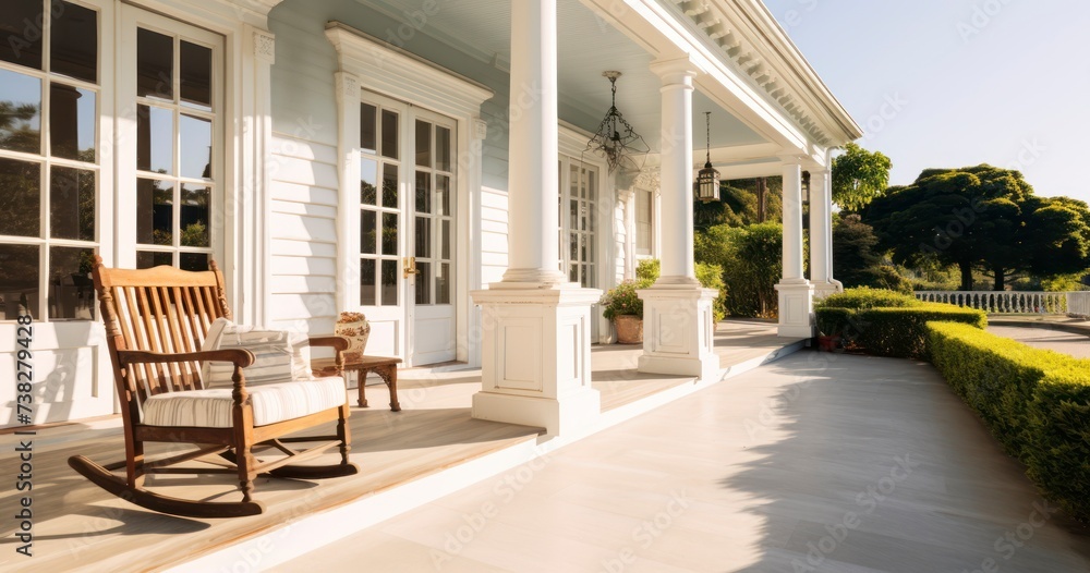 Majestic Welcome - The Porch That Sets the Tone for the Splendor Within a Luxury Home