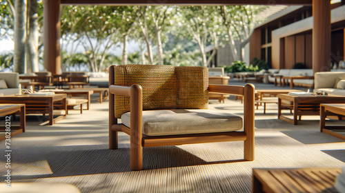 Summers Leisure, A Garden of Relaxation, The Warm Embrace of Outdoor Living and Nature