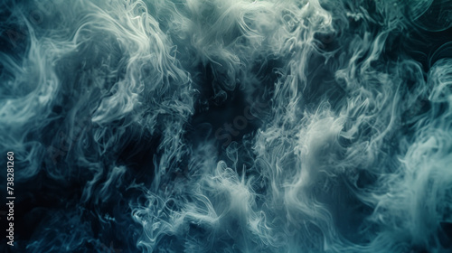 Abstract swirls of smoke in dark, moody surroundings