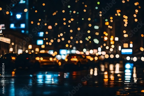 night traffic in the city © SAJJAD