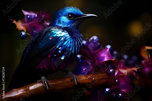Opulent Ornaments: The Jewel-toned Plumage of the © Harmony