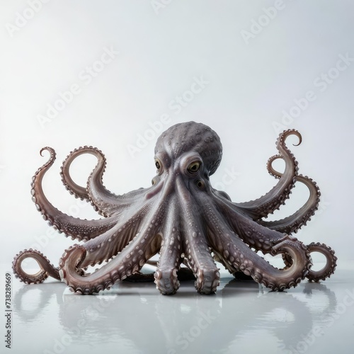 octopus on a white background 