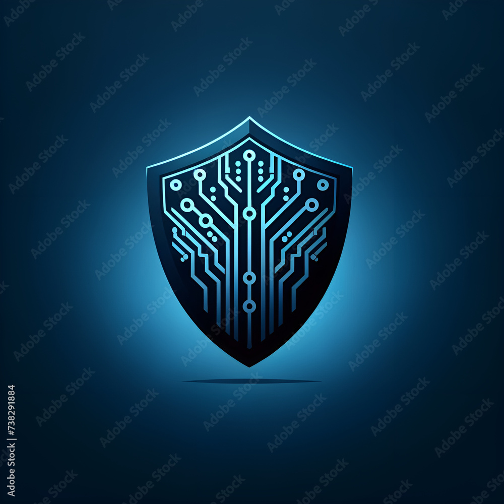 Cyber Security Shield Logo