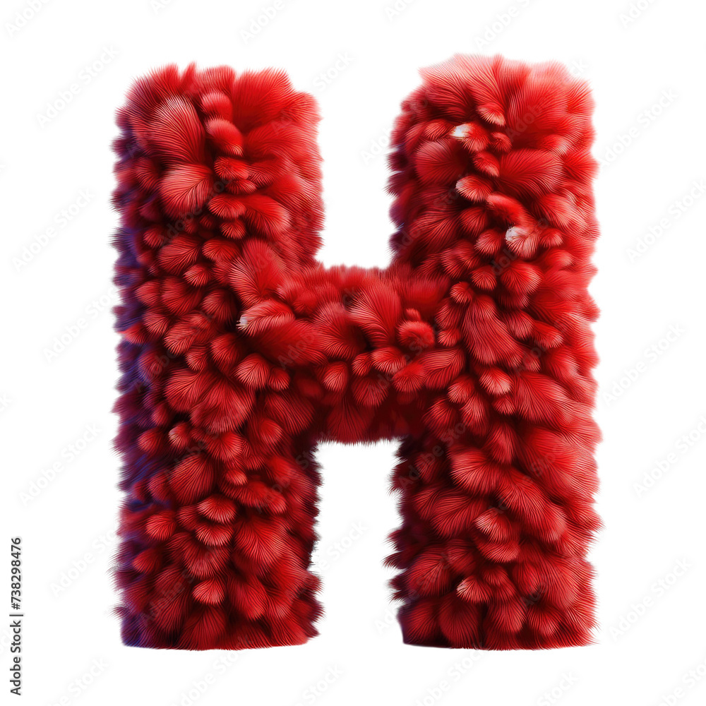 Isolated 3D Letter on a Clear PNG Canvas Generative AI Isolated 3D Letter on a Clear PNG Canvas Generative AI