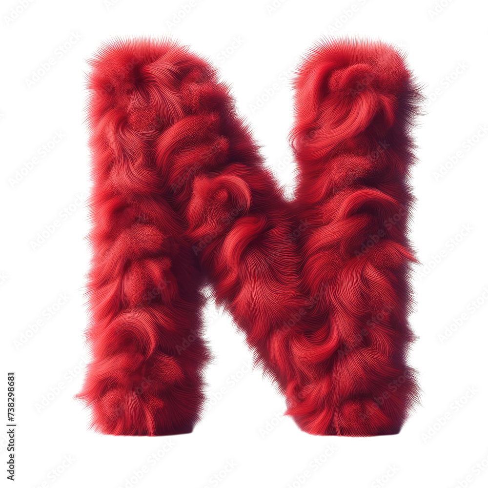 Isolated 3D Letter on a Clear PNG Canvas Generative AI Isolated 3D Letter on a Clear PNG Canvas Generative AI