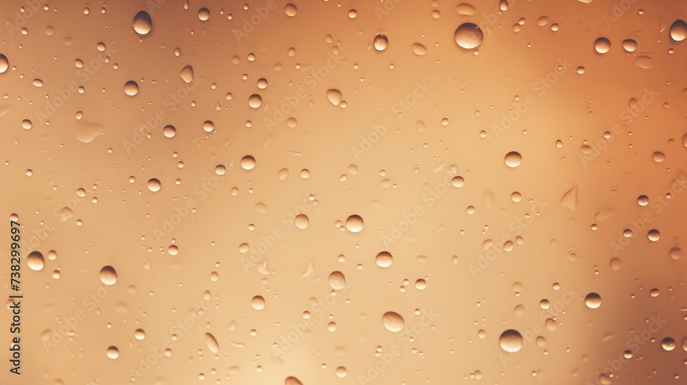 The background of raindrops is in Tan color. The background of raindrops is in Tan color.