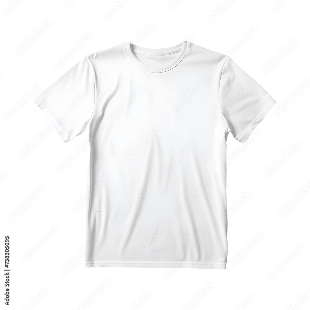 White_T_Shirt_isolated on transparent_background, PNG Cutout White_T_Shirt_isolated on transparent_background, PNG Cutout