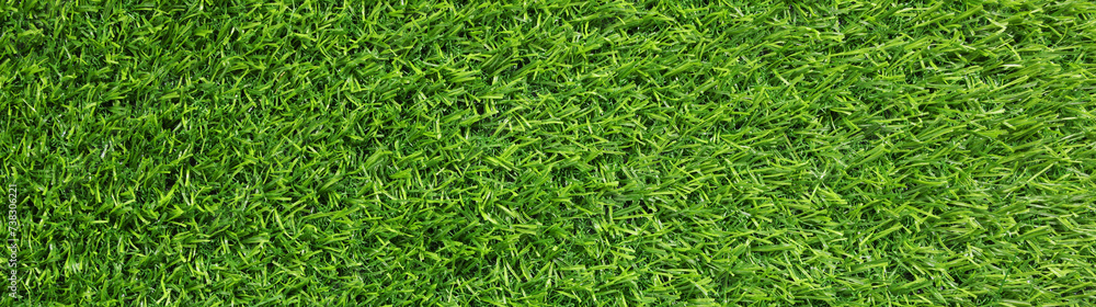 Fresh green grass as background outdoors, top view. Banner design Fresh green grass as background outdoors, top view. Banner design