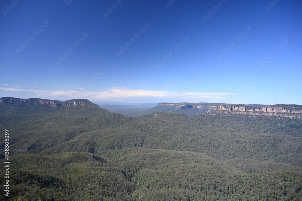 Obraz premium Jamison valley echo point, Blue Mountains. new south wales, Australia