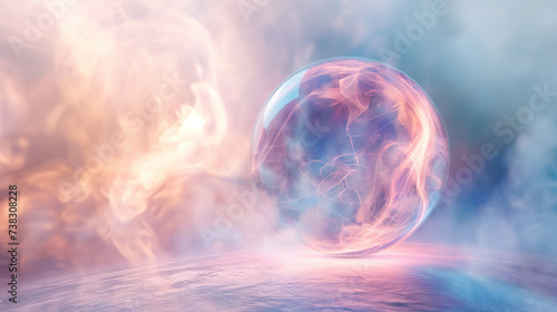 Wallpaper Mural Crystal_Ball_Space_Background_Future_Prediction_Artistic_Astronomy Torontodigital.ca
